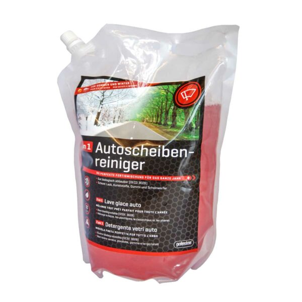 2L 2 in 1 Autoscheibenreiniger polyston®, für Sommer und Winter