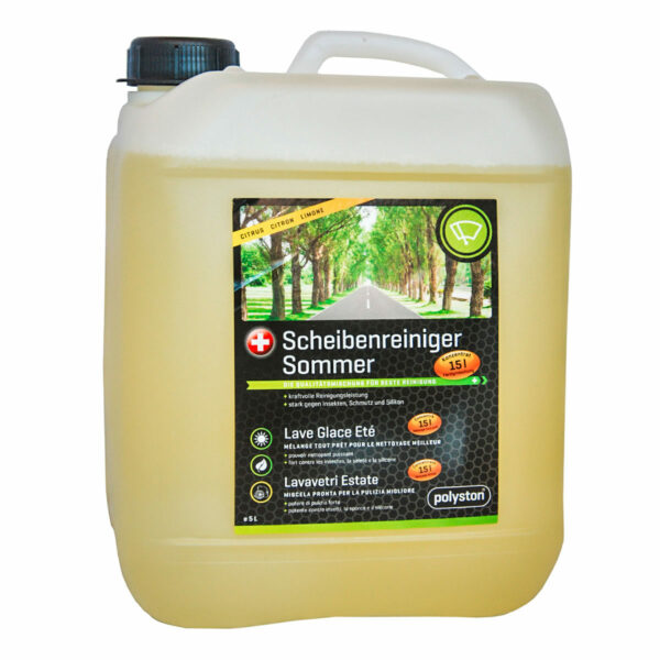 5L Scheibenreiniger Sommer Konzentrat polyston® Citrus